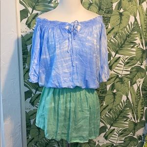 Lani Lau Hawaii Tie dye short dress